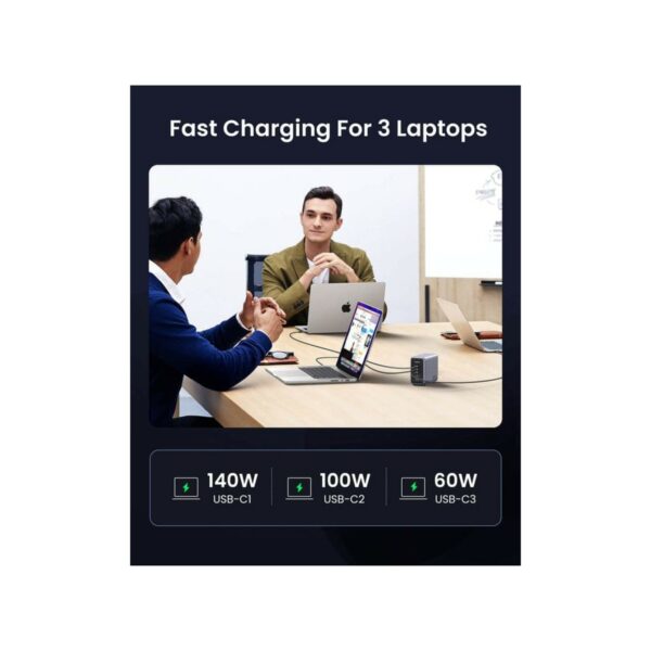 ugreen 90904b nexode 300w gan wall usb c charger 5 ports