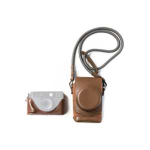 smallrig leather camera case for fujifilm x half (brown)