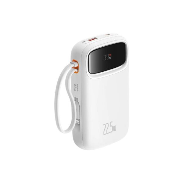 baseus qpow2 dual cable fast charge power bank 10000mah 22.5w