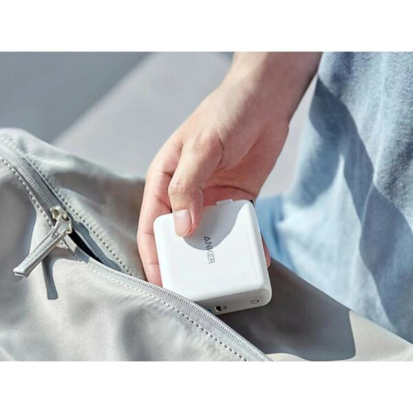 anker powerport pd+ 2 wall charger 35w white (a2636l21)