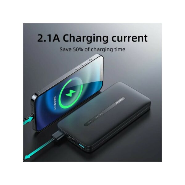 joyroom jr t012 jian series 10000mah thin powerbank (white)