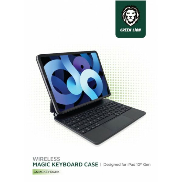 green lion wireless magic keyboard case ipad 10gen 2022 (gnmgkey10gbk)