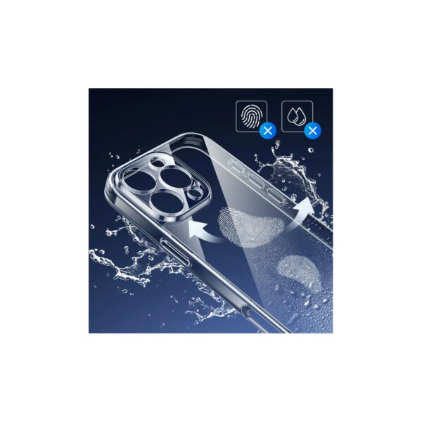 ugreen 45916 bright cushion protective case for iphone 16 pro max (clear)
