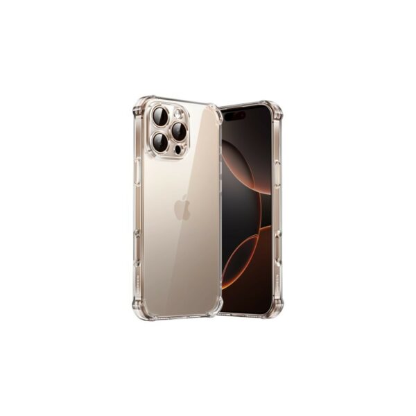 ugreen 45915 bright cushion protective case for iphone 16 pro (clear)