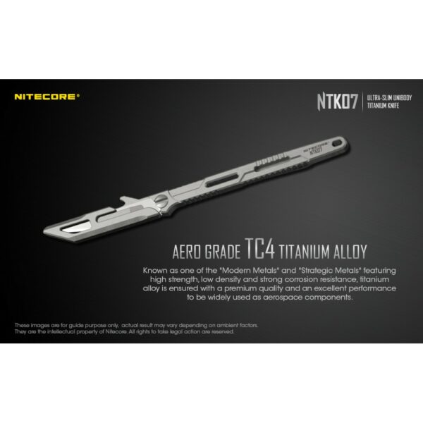nitecore ntk07 titanium knife