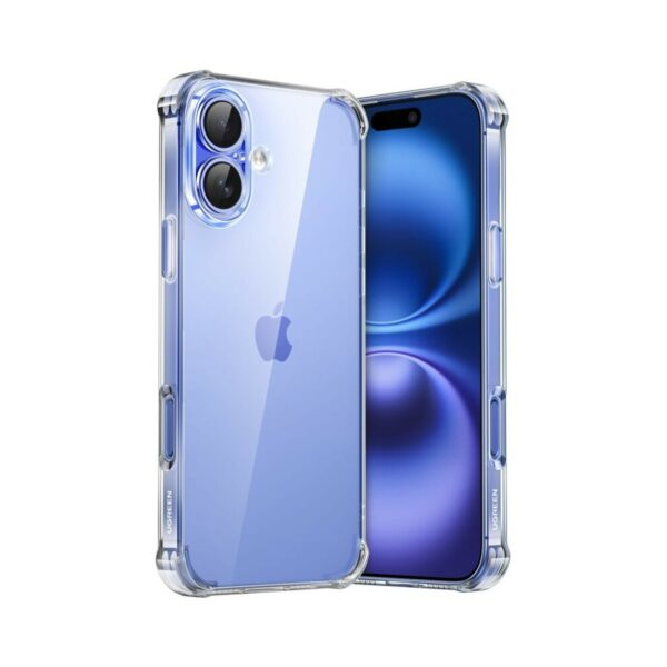 ugreen 45914 bright cushion protective case for iphone 16 plus (clear)