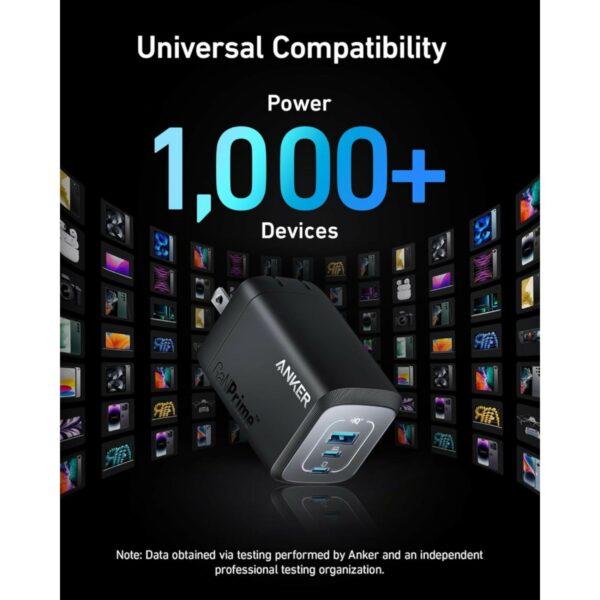 anker gan charger 100w 3 ports (a2688241)