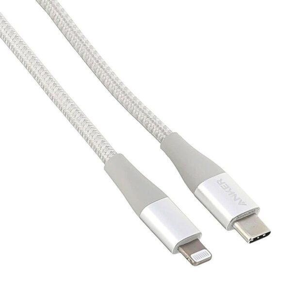 anker powerline +ii usb c cable with lightning connector 3ft (a8652h41)