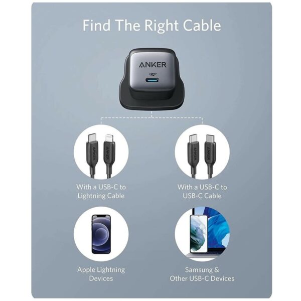anker 711 nano ii 30w charger (a2146k11)