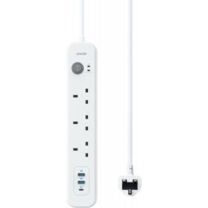 anker power extend usb c 3 strip white (a9136k21)