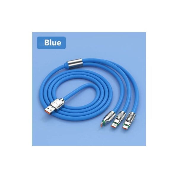 foxconn 1:1 quality 3 in 1 super fast charging data cable 120w 1.2m