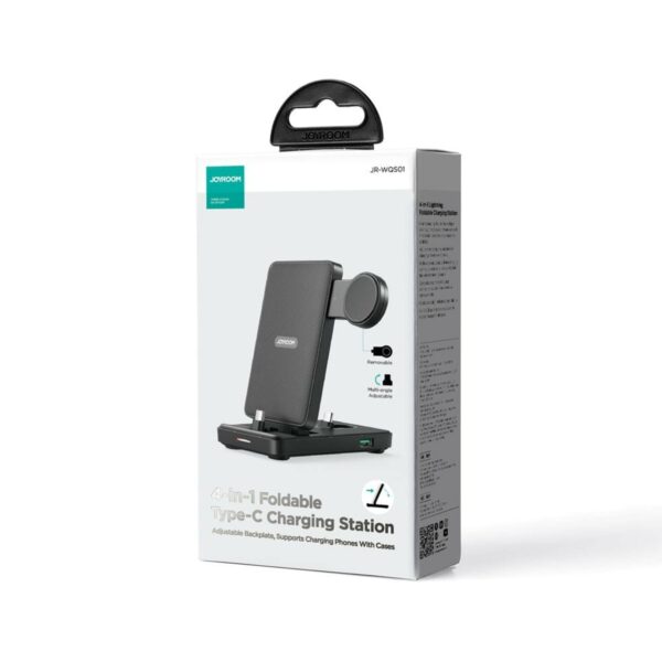joyroom jr wqs01 4 in 1 magnetic charging station