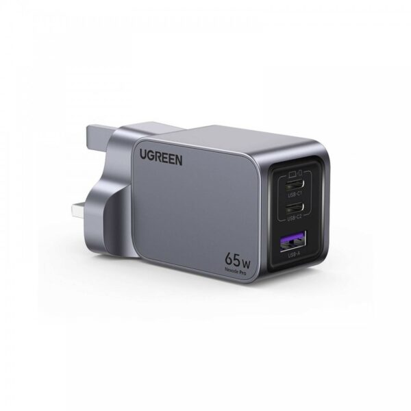 ugreen 25872 nexode pro 65w 3 port gan fast charger set uk