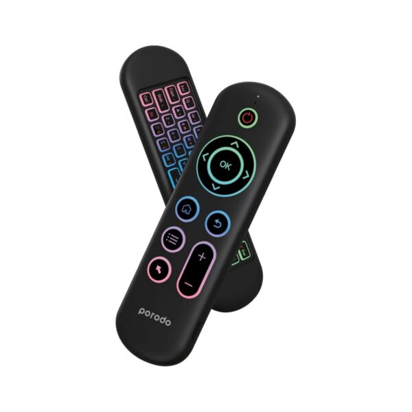porodo air mouse remote mini keyboard (pd armkb bk)