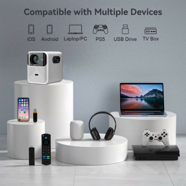 wanbo mozart 1 projector (white)