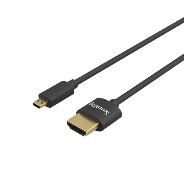 smallrig ultra slim micro hdmi to hdmi cable (35cm)