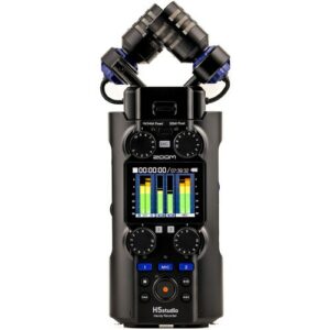 zoom h5studio 4 track 32 bit portable audio recorder