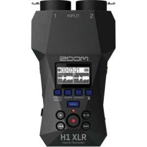 zoom h1 xlr portable audio recorder