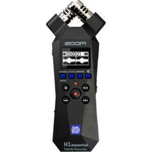 zoom h1essential 32 bit portable audio recorder