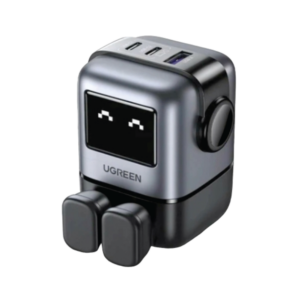 ugreen 25686 nexode 65w 3 port gan fast charger uk (black)
