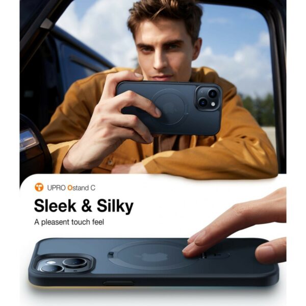 torras upro ostand matte series iphone 15 pro