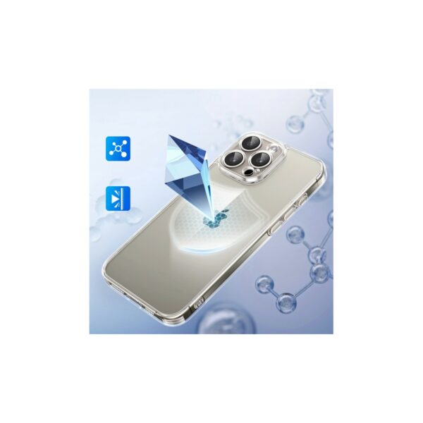 ugreen 45916 bright cushion protective case for iphone 16 pro max (clear)