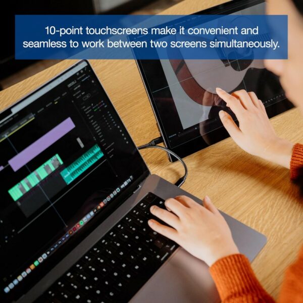 verbatim portable touchscreen monitor 14”