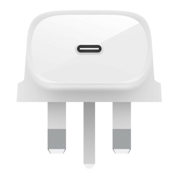 belkin boost↑charge™ usb c® pd 3.0 pps wall charger 30w(wca005mywh)