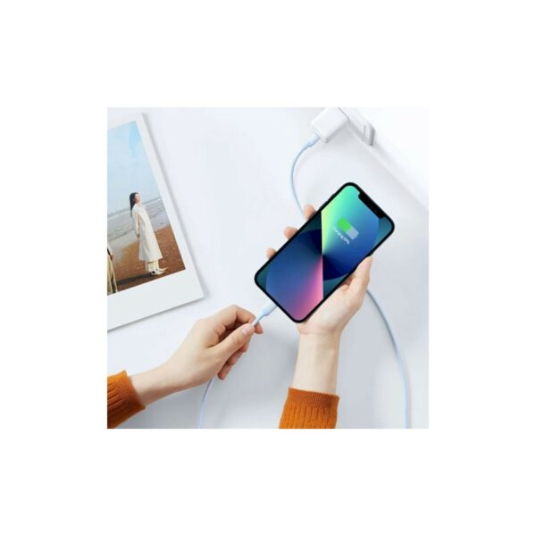 ugreen 20313 usb c to lightning silicone cable 1m (navy blue)