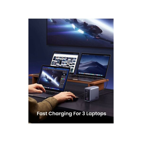 ugreen 90904b nexode 300w gan wall usb c charger 5 ports