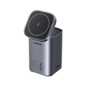 ugreen 15076 100w 2 in 1 gan charging station eu (space gray)