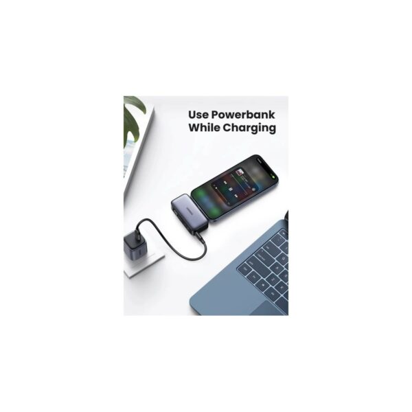 ugreen 35338 5000mah 22.5w built in usb c power bank with led display
