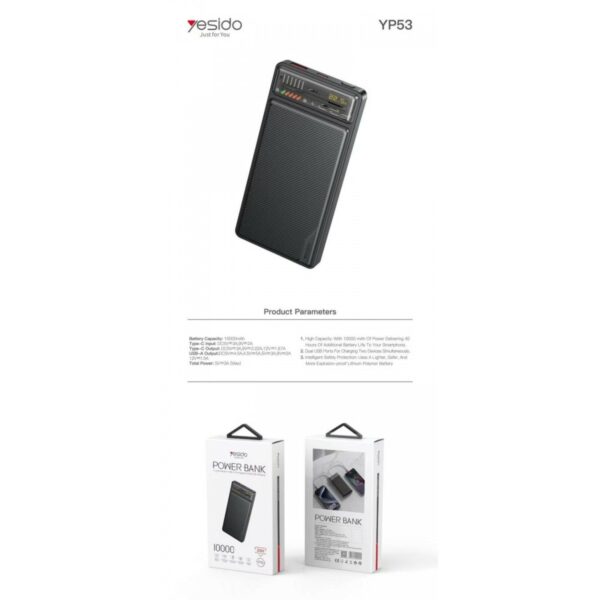 yesido power bank yp53