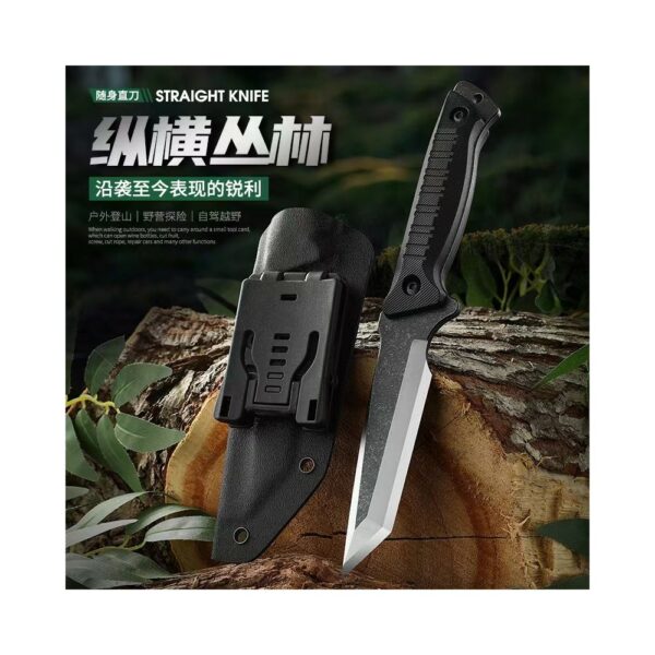 camping fixed outdoor blade knife