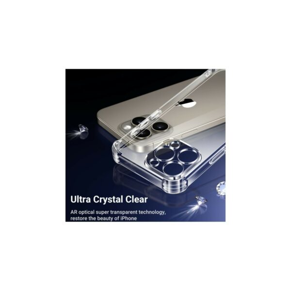 ugreen 45915 bright cushion protective case for iphone 16 pro (clear)
