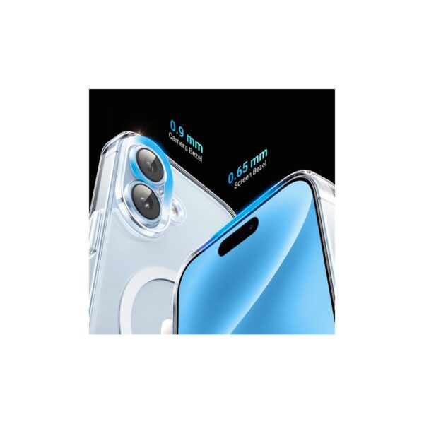 ugreen 45922 classy clear magnetic protective case for iphone 16 plus upgraded version (clear)