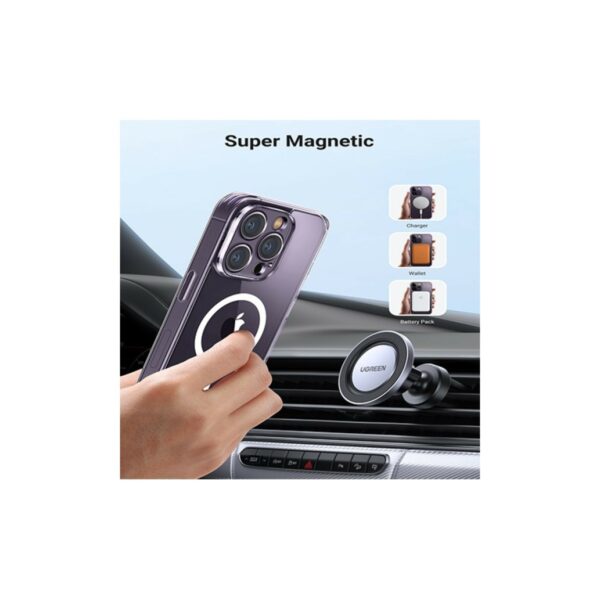 ugreen 90936 classy clear magnetic protective case for iphone 14 pro (clear)