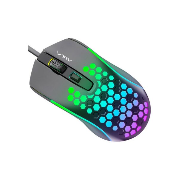 aula s11 gaming mouse rainbow colors rgb backlight