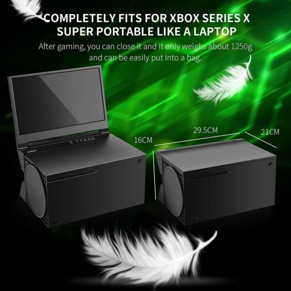 g story 12.5‘’ portable monitor for xbox series x, uhd 4k portable gaming monitor ips screen for xbox series x (gs125xu)