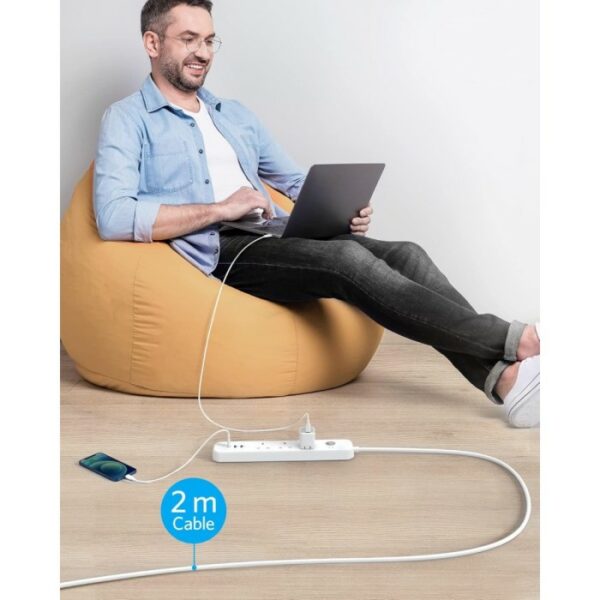 anker power extend usb c 3 strip white (a9136k21)