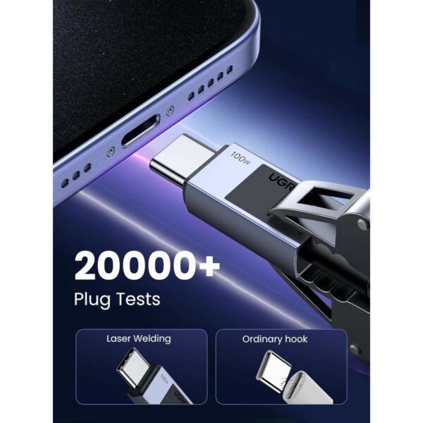 ugreen 35512 uno usb c to usb c pd fast charging cable 2m (copy)