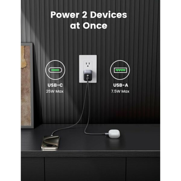 ugreen 15538 nexode 35w 2 port gan fast charger us