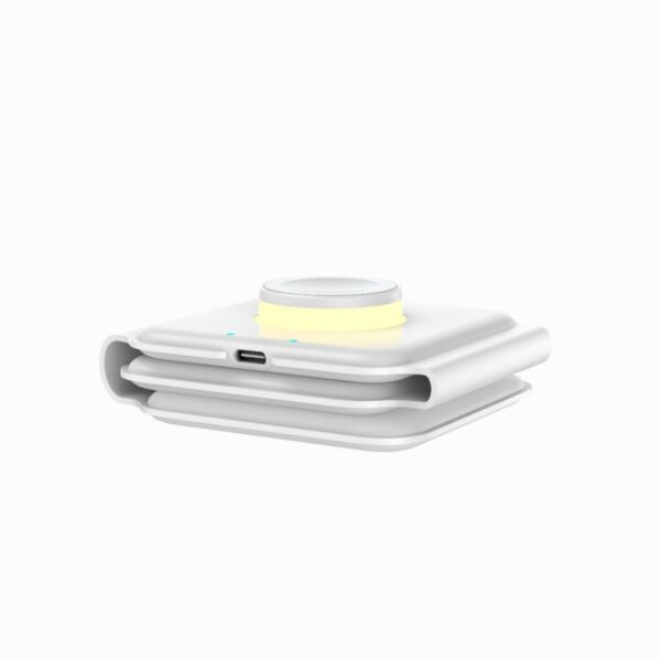 wiwu foldable 3 in 1 wireless magsafe charger fast charging