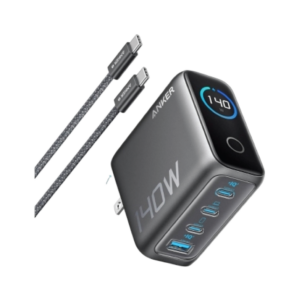 anker gan charger 140w dark gray (b2697kz1)
