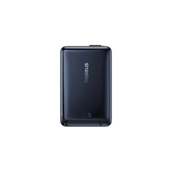 baseus qi2 3 in 1 nomos 10000mah 45w magnetic powerbank (black)