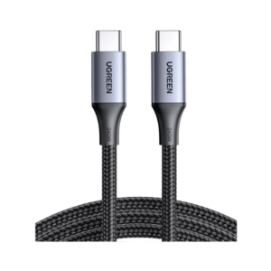 ugreen 90440 usb c to usb c cable 240w aluminum case with braid 2m (space gray)