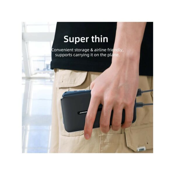 joyroom jr t012 jian series 10000mah thin powerbank (white)