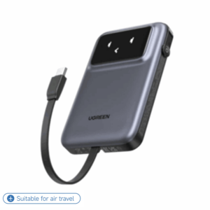 ugreen 35603b 10000mah power bank with built in cable