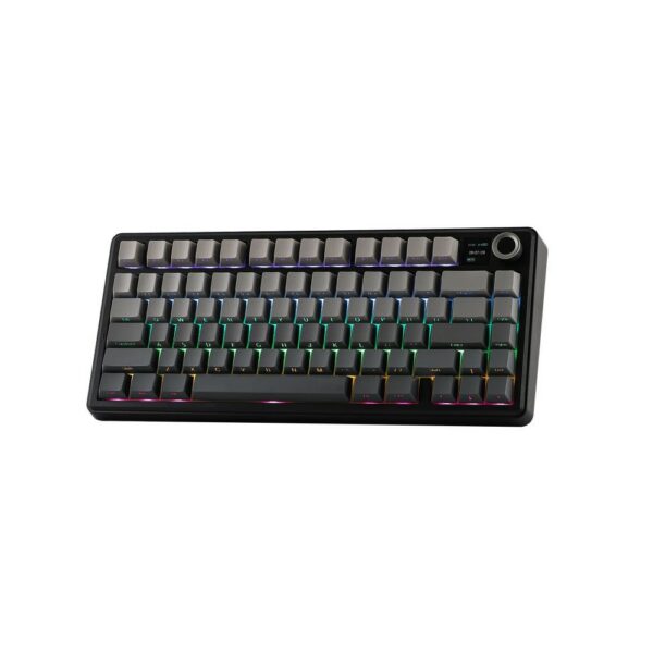 aula f75 max wireless mechanical keyboard with ft screen and knob