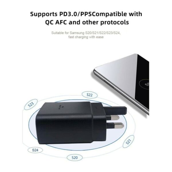 samsung 45w usb c pd adapter (uk plug)